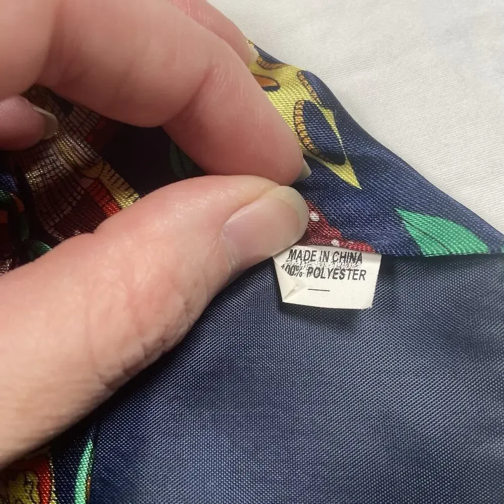 Christian Giorgiou Novelty Tie Wine and Cheese Necktie Handmade 60x3.75
